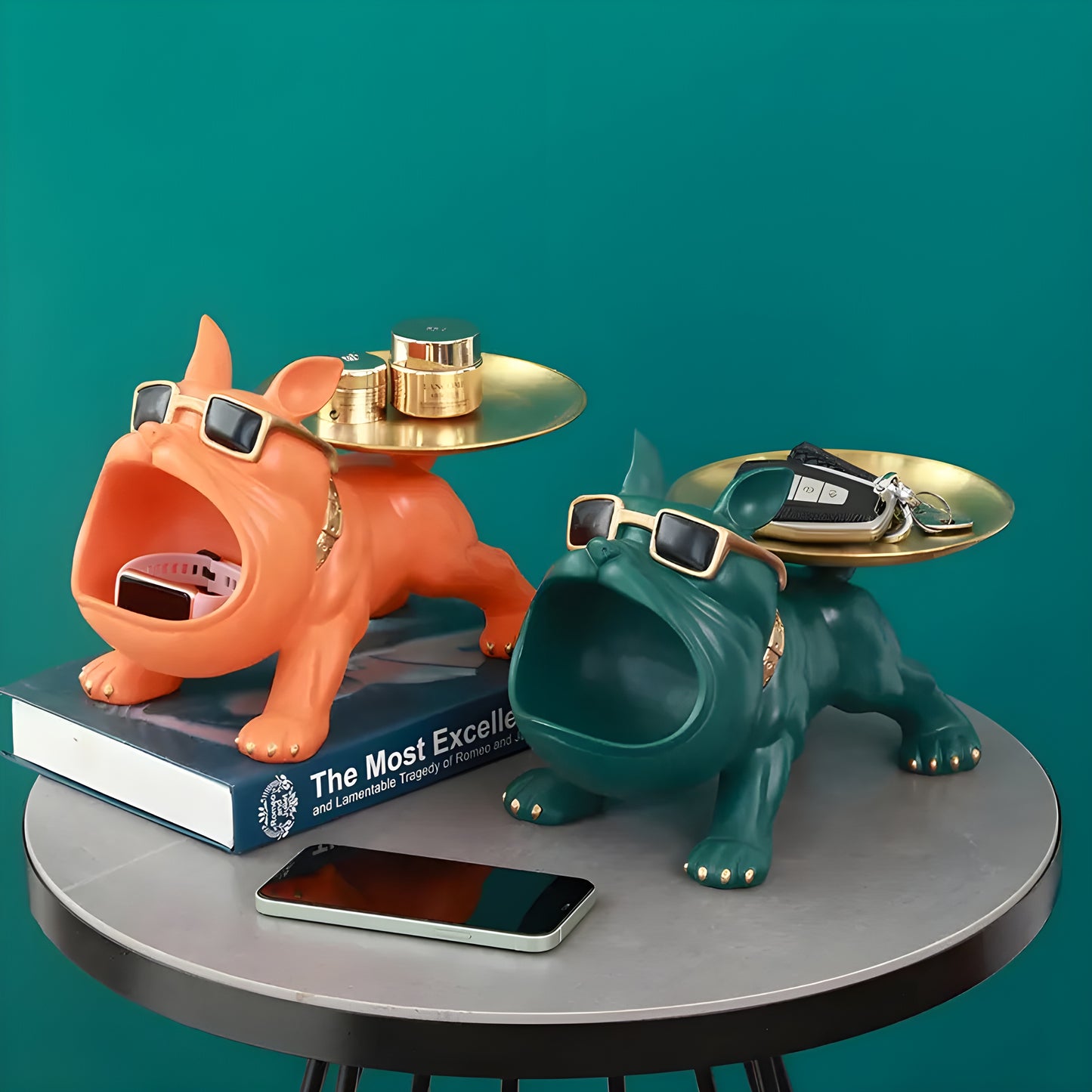 Bulldog™ | Fransk Bulldog Figur med Oppbevaring