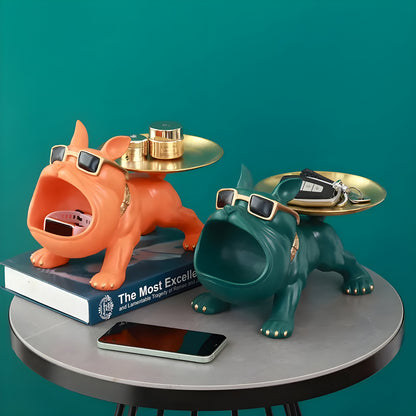 Bulldog™ | Fransk Bulldog Figur med Oppbevaring