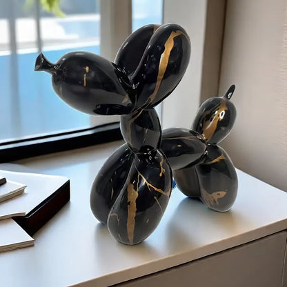 Balder™ | Moderne Svart-Gull Skulptur