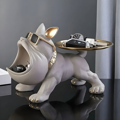 Bulldog™ | Fransk Bulldog Figur med Oppbevaring