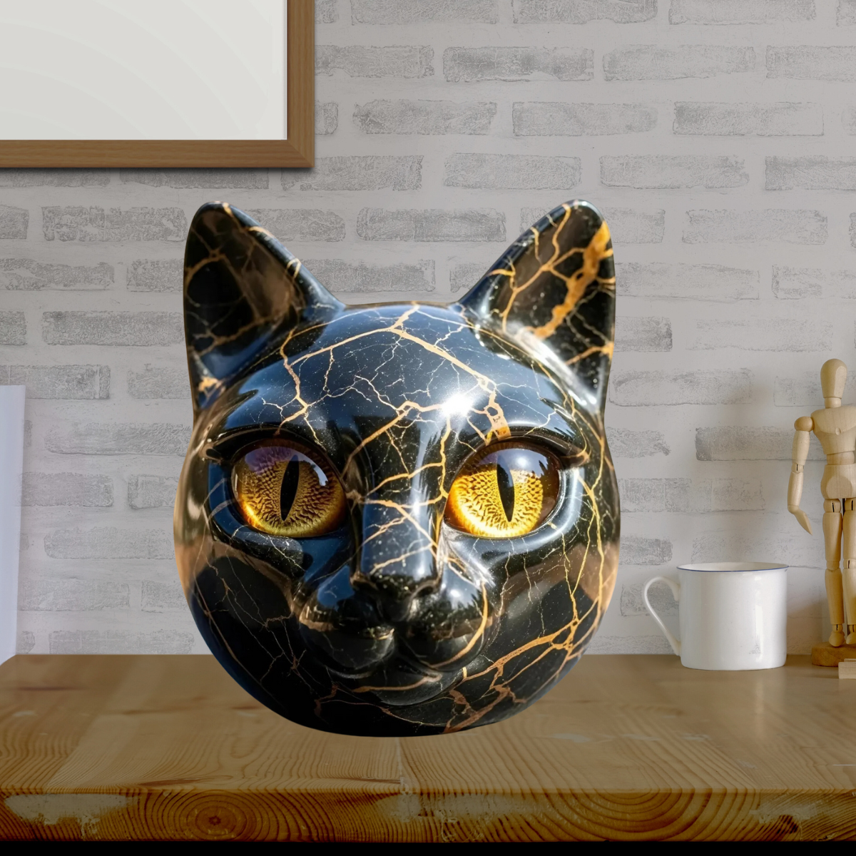 Hilda™ | Skulptur av Svart Katt