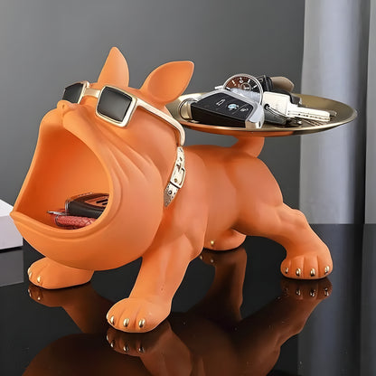 Bulldog™ | Fransk Bulldog Figur med Oppbevaring